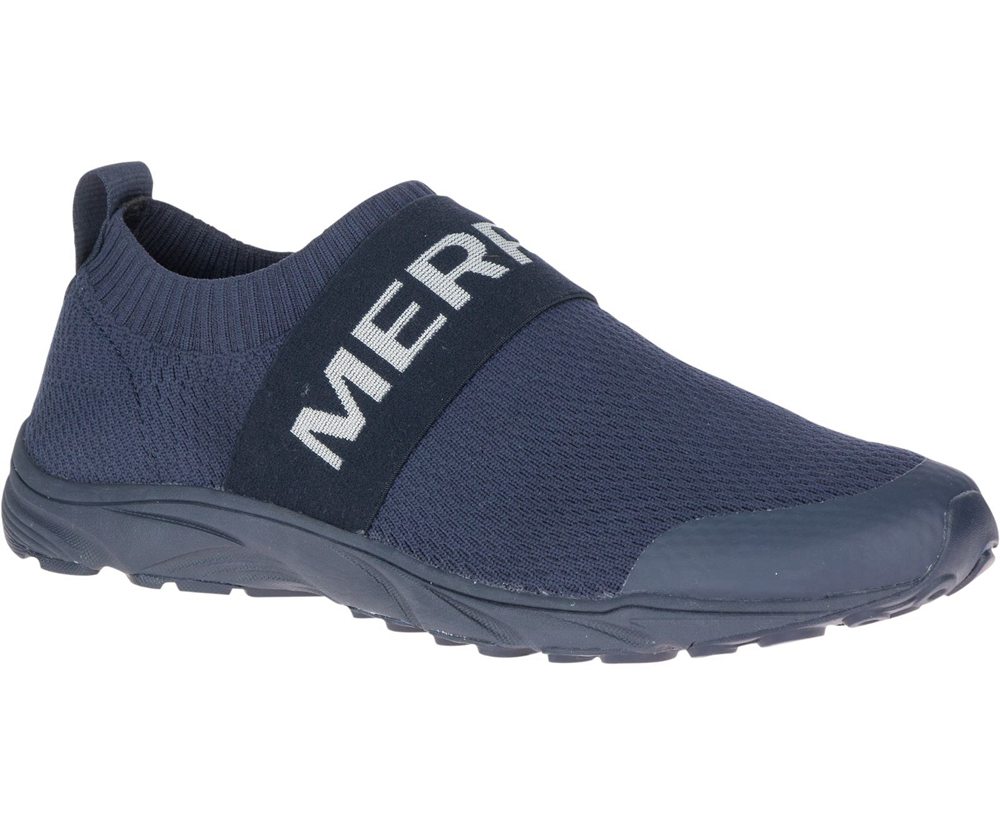 Merrell Slip Ons Męskie Granatowe - Tirana Laceless - 562489-YKU